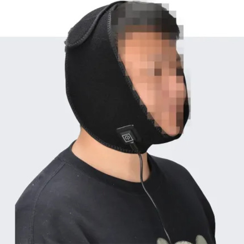 Electric heating for protecting the lower jaw