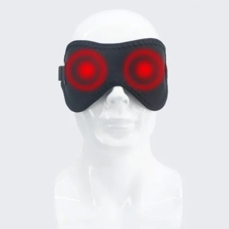 Heated massage eye mask